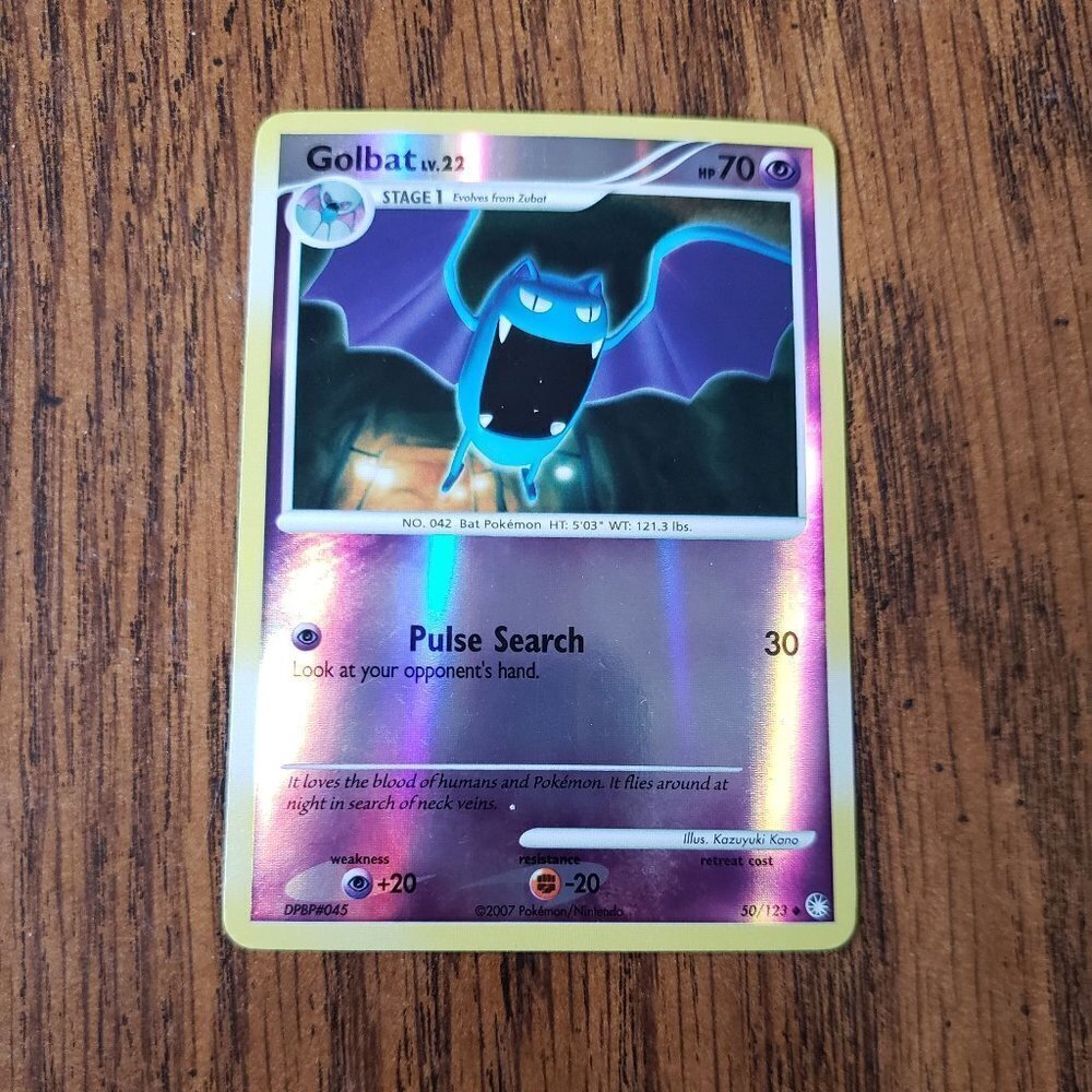 Golbat 50/123 UC Reverse Holo Pokemon TCG Card Mysterious Treasures VG-NM